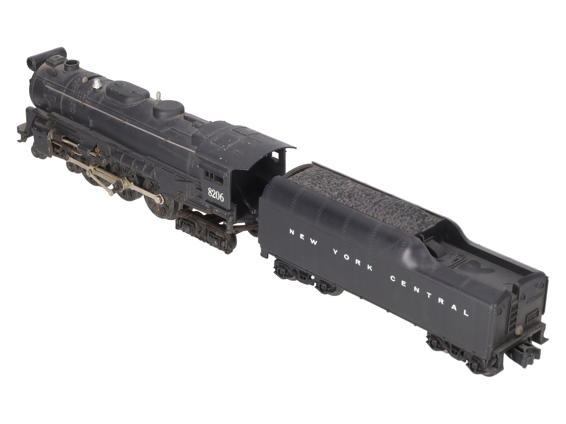 Lionel 6-8206 O Gauge New York Central 4-6-4 Steam Locomotive & Tender VG