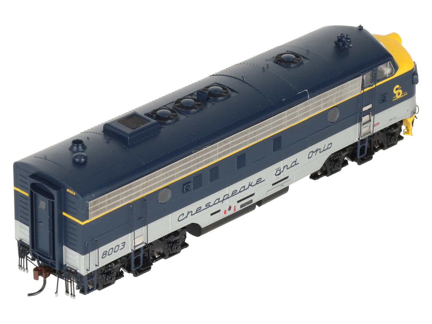 Athearn 22613 HO Chesapeake & Ohio FP7A Diesel Locomotive w/DCC & Sound #8003  EX/Box