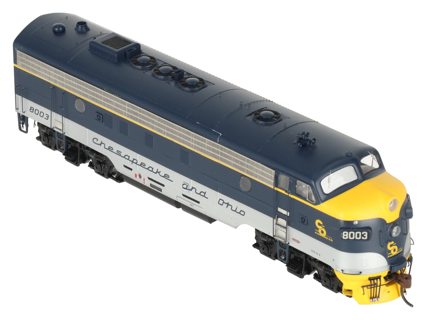 Athearn 22613 HO Chesapeake & Ohio FP7A Diesel Locomotive w/DCC & Sound #8003  EX/Box