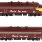 Athearn G22185 Rock Island F7 A/B w/DCC & Sound #120/#20 LN/Box
