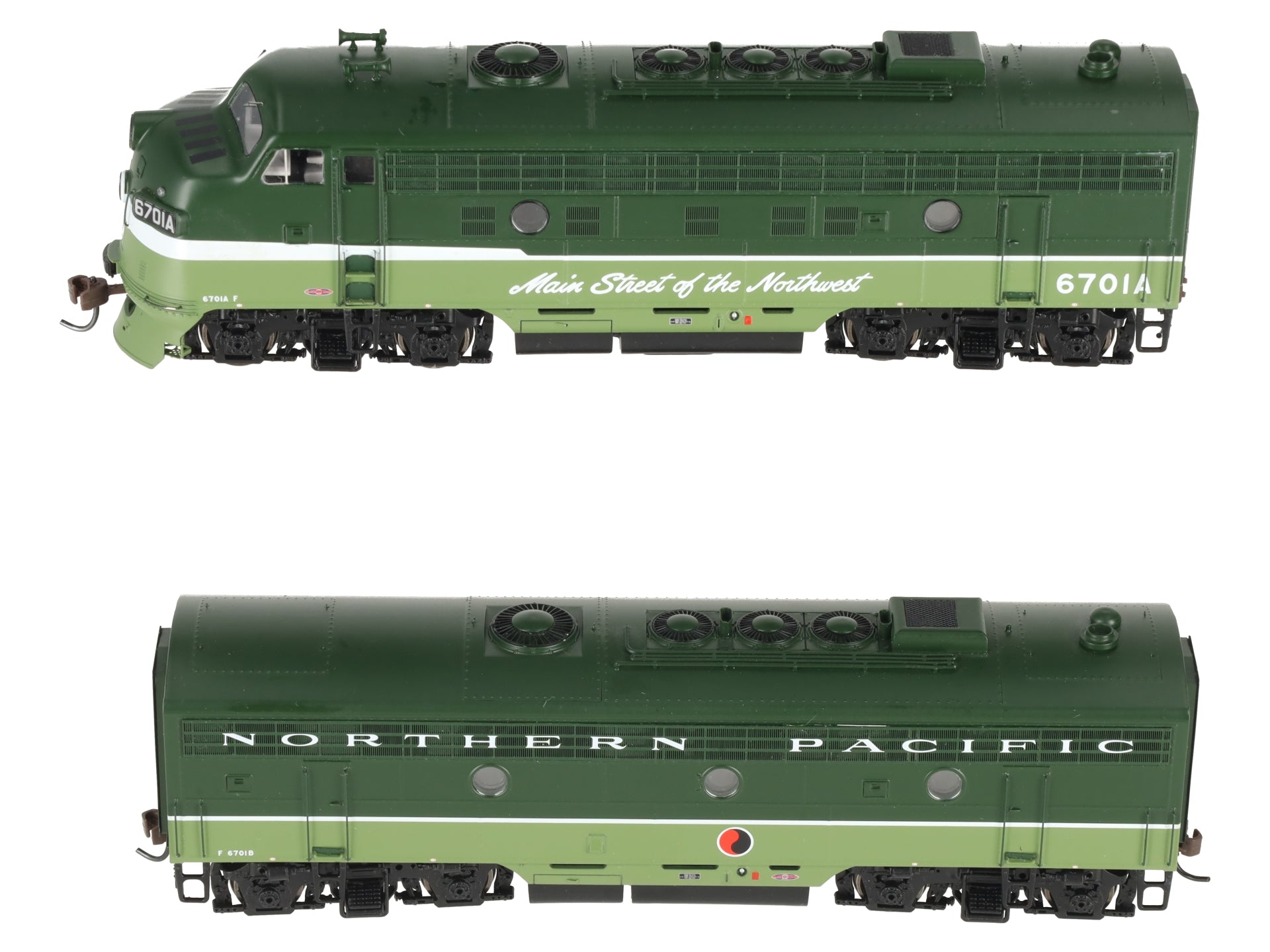 Athearn G3201 HO Scale Northern Pacific EMD F9AB Diesel Locomotive Set LN/Box