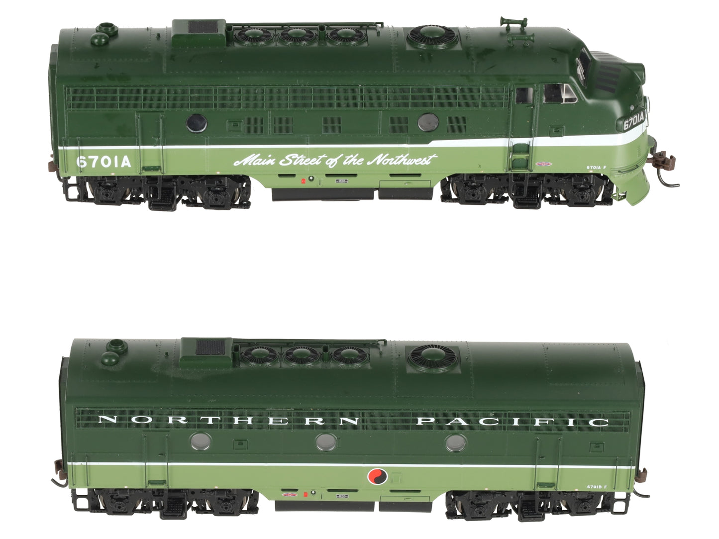 Athearn G3201 HO Scale Northern Pacific EMD F9AB Diesel Locomotive Set LN/Box