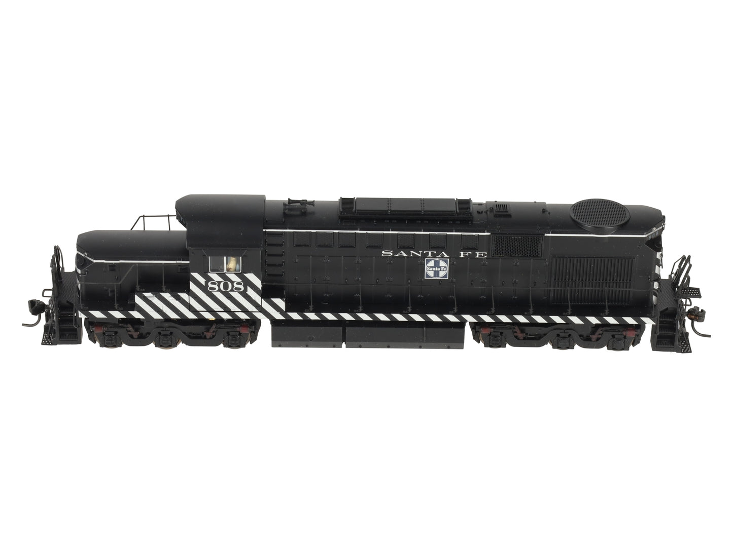 Broadway Limited 5092 HO Santa Fe Alco RSD15 Low Hood Blue Line™ #808 EX/Box