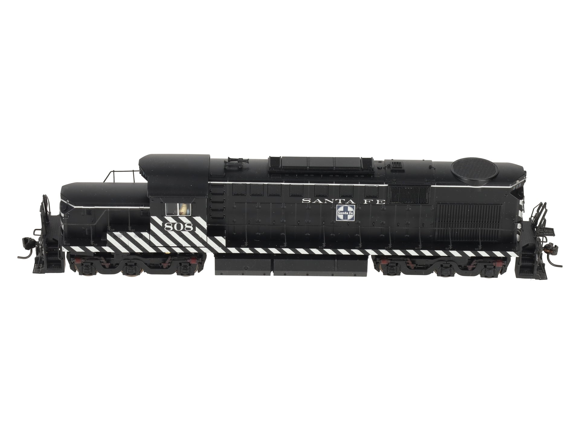 Broadway Limited 5092 HO Santa Fe Alco RSD15 Low Hood Blue Line™ #808 EX/Box