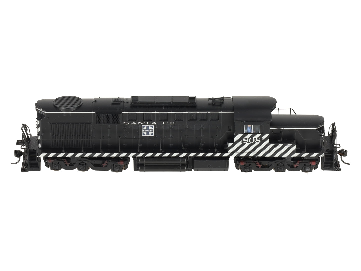 Broadway Limited 5092 HO Santa Fe Alco RSD15 Low Hood Blue Line™ #808 EX/Box