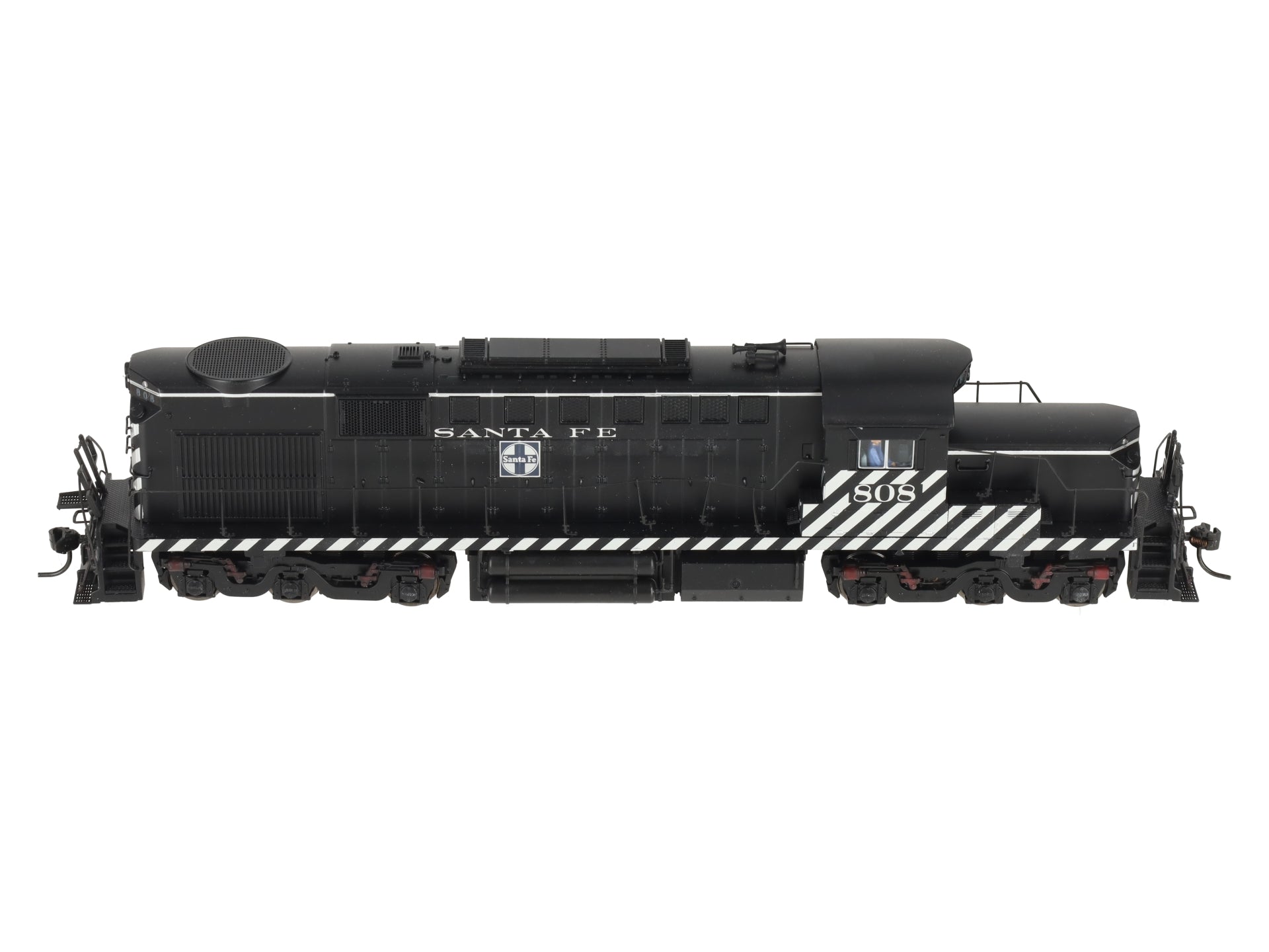 Broadway Limited 5092 HO Santa Fe Alco RSD15 Low Hood Blue Line™ #808 EX/Box