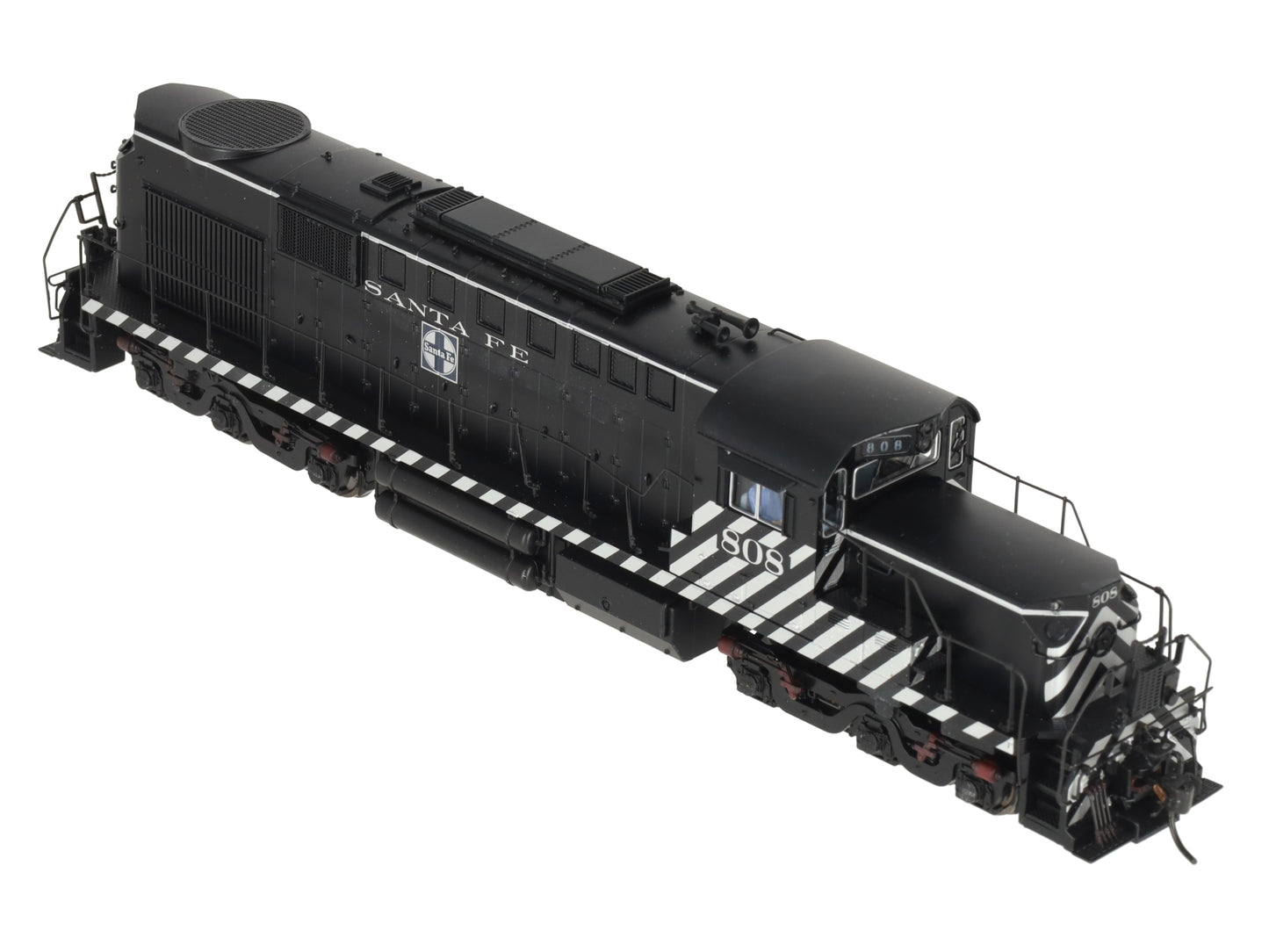 Broadway Limited 5092 HO Santa Fe Alco RSD15 Low Hood Blue Line™ #808 EX/Box