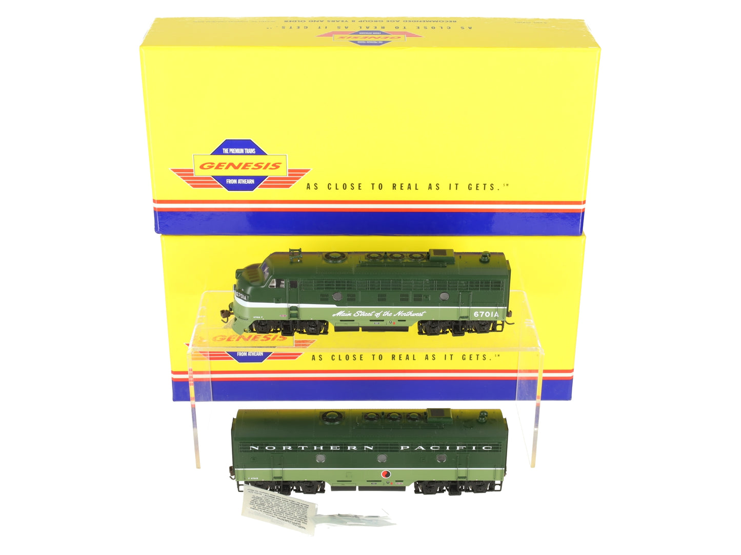 Athearn G3201 HO Scale Northern Pacific EMD F9AB Diesel Locomotive Set LN/Box