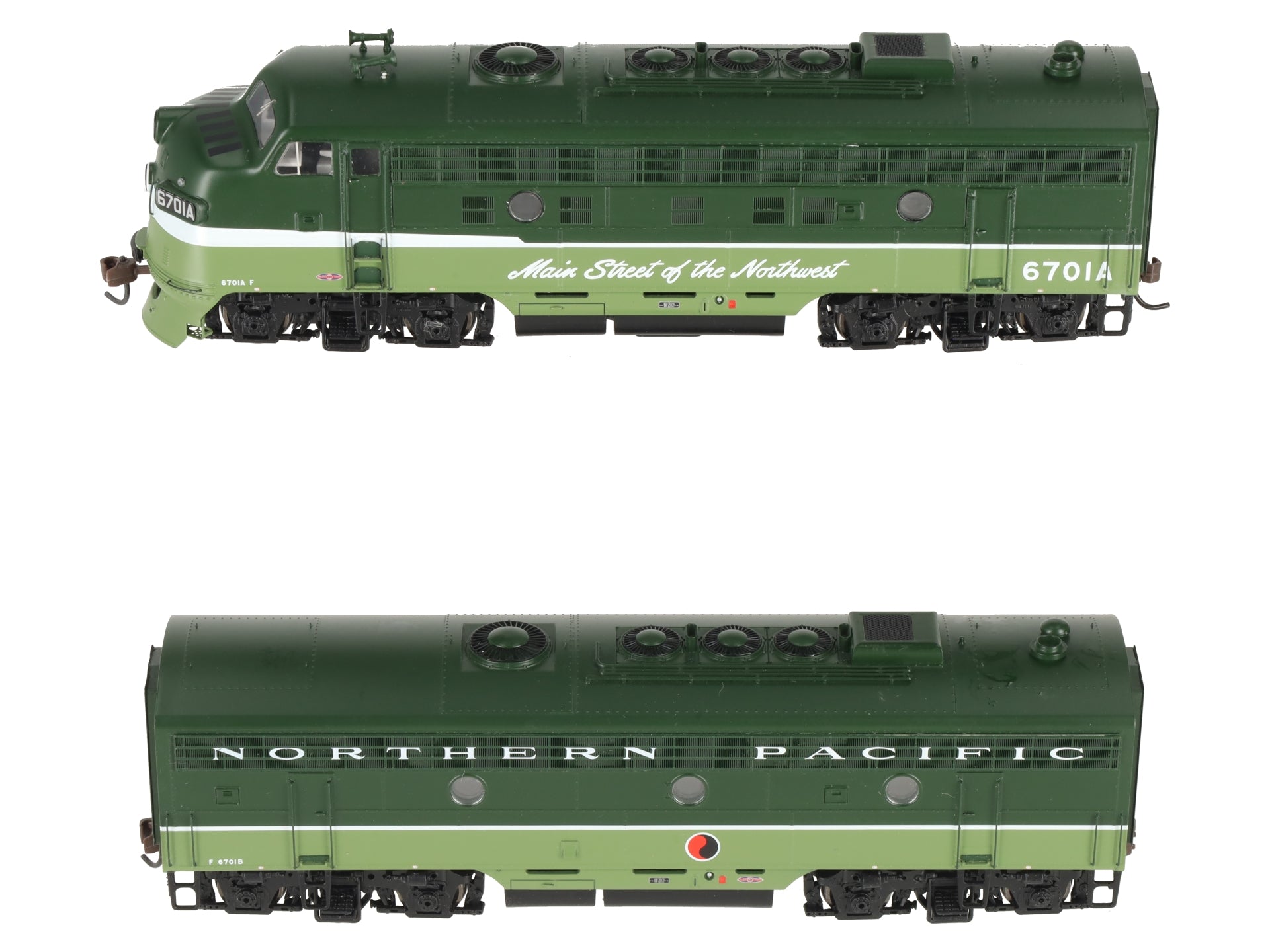 Athearn G3201 HO Scale Northern Pacific EMD F9AB Diesel Locomotive Set LN/Box