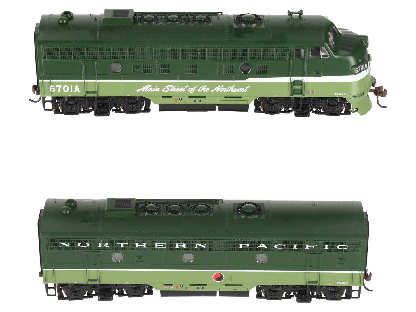 Athearn G3201 HO Scale Northern Pacific EMD F9AB Diesel Locomotive Set LN/Box