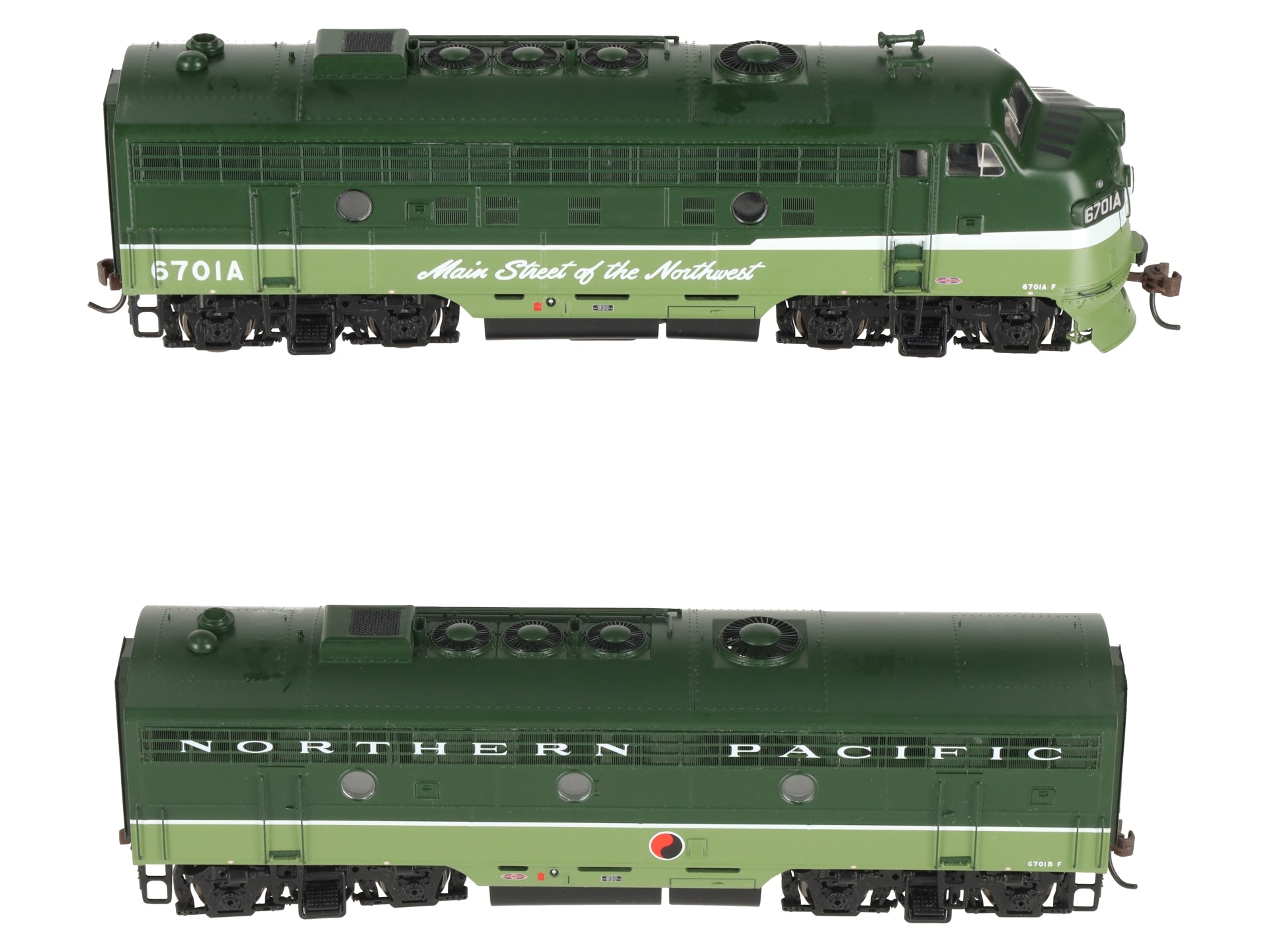 Athearn G3201 HO Scale Northern Pacific EMD F9AB Diesel Locomotive Set LN/Box