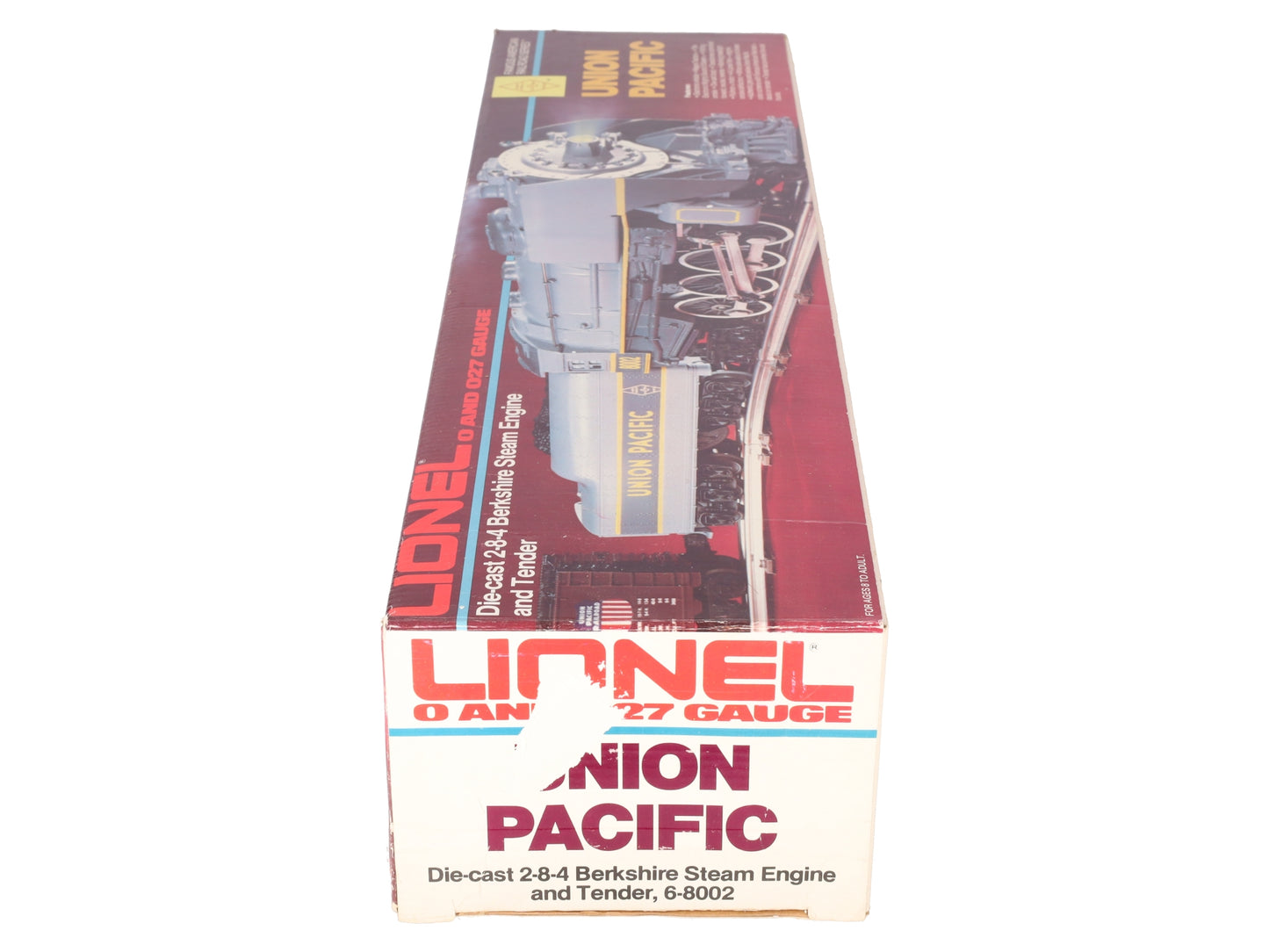 Lionel 6-8002 O Union Pacific Berkshire 2-8-4 Steam Locomotive & Tender #8002 EX/Box