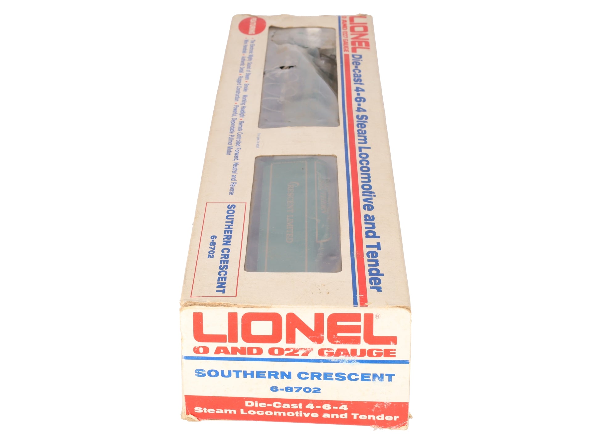 Lionel 6-8702 O Gauge Southern Crescent 4-6-4 Steam Locomotive & Tender #8702 LN/Box