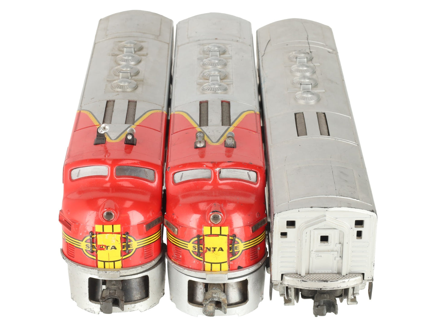 Lionel 2343 Vintage O Santa Fe F3 ABA Diesel Locomotive Set