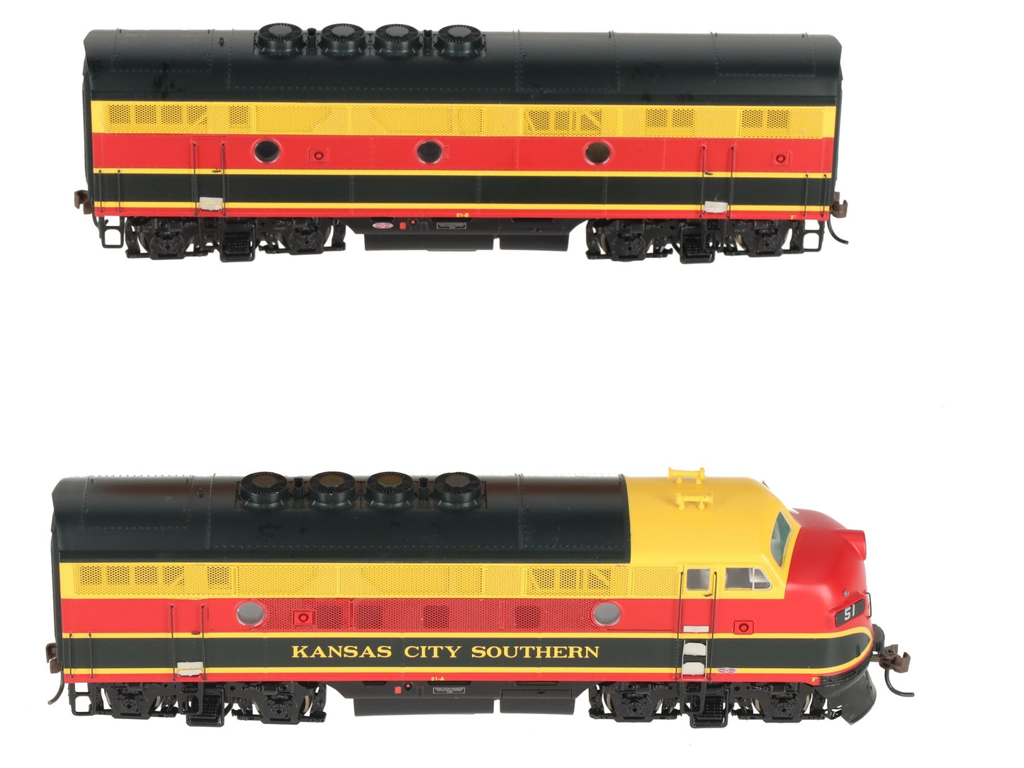 Athearn G2635 HO Scale KCS F3 Diesel AB Set #51A/B LN/Box