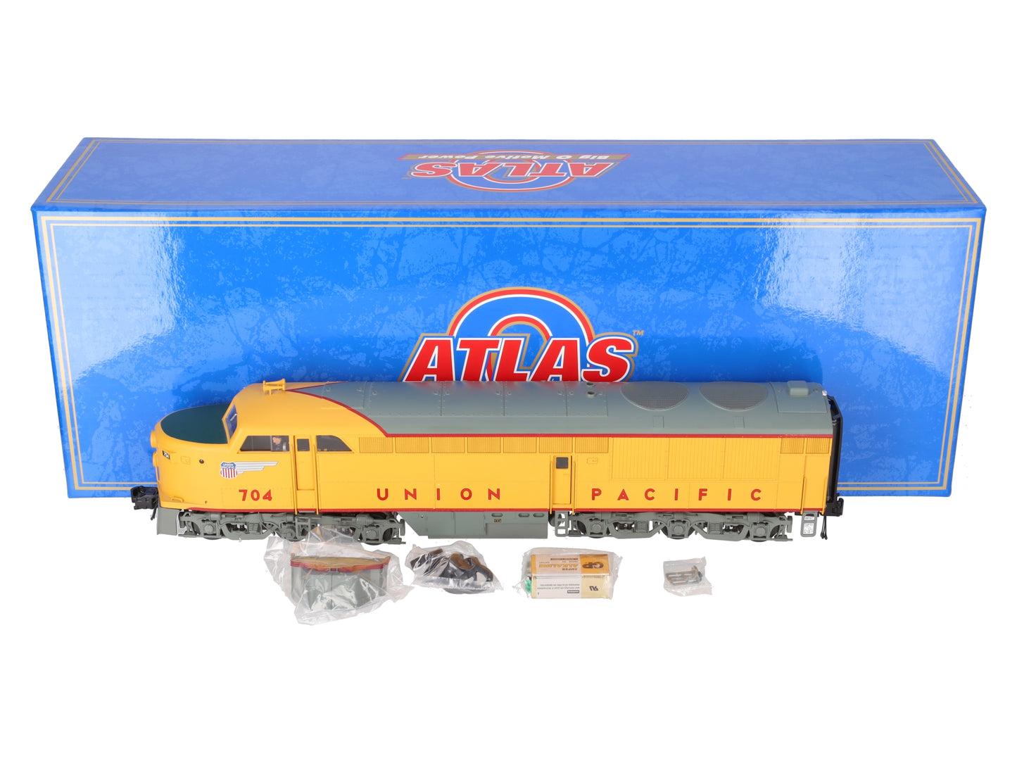 Atlas 1230-1 O Union Pacific Erie Powered A-Unit Diesel Locomotive #704 (3-Rail) LN/Box