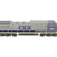 Williams 20402 O Gauge CSX C44-9W Diesel Locomotive #7848 EX/Box