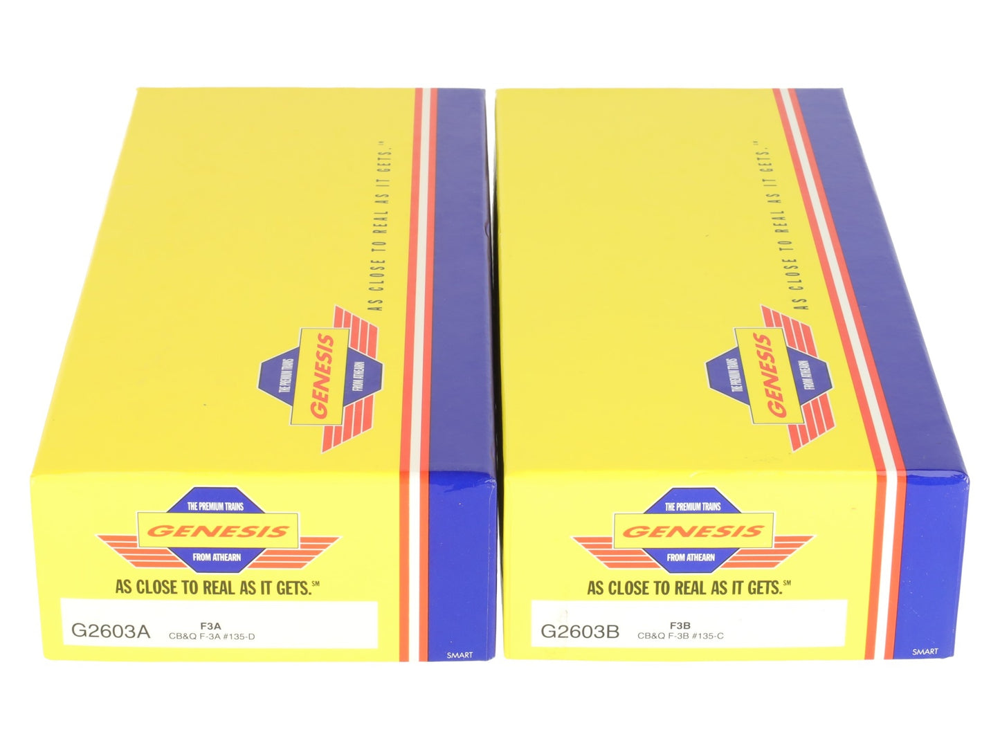 Athearn G2603 HO Scale CB&Q F-3 AB Diesel Locomotive Set LN/Box