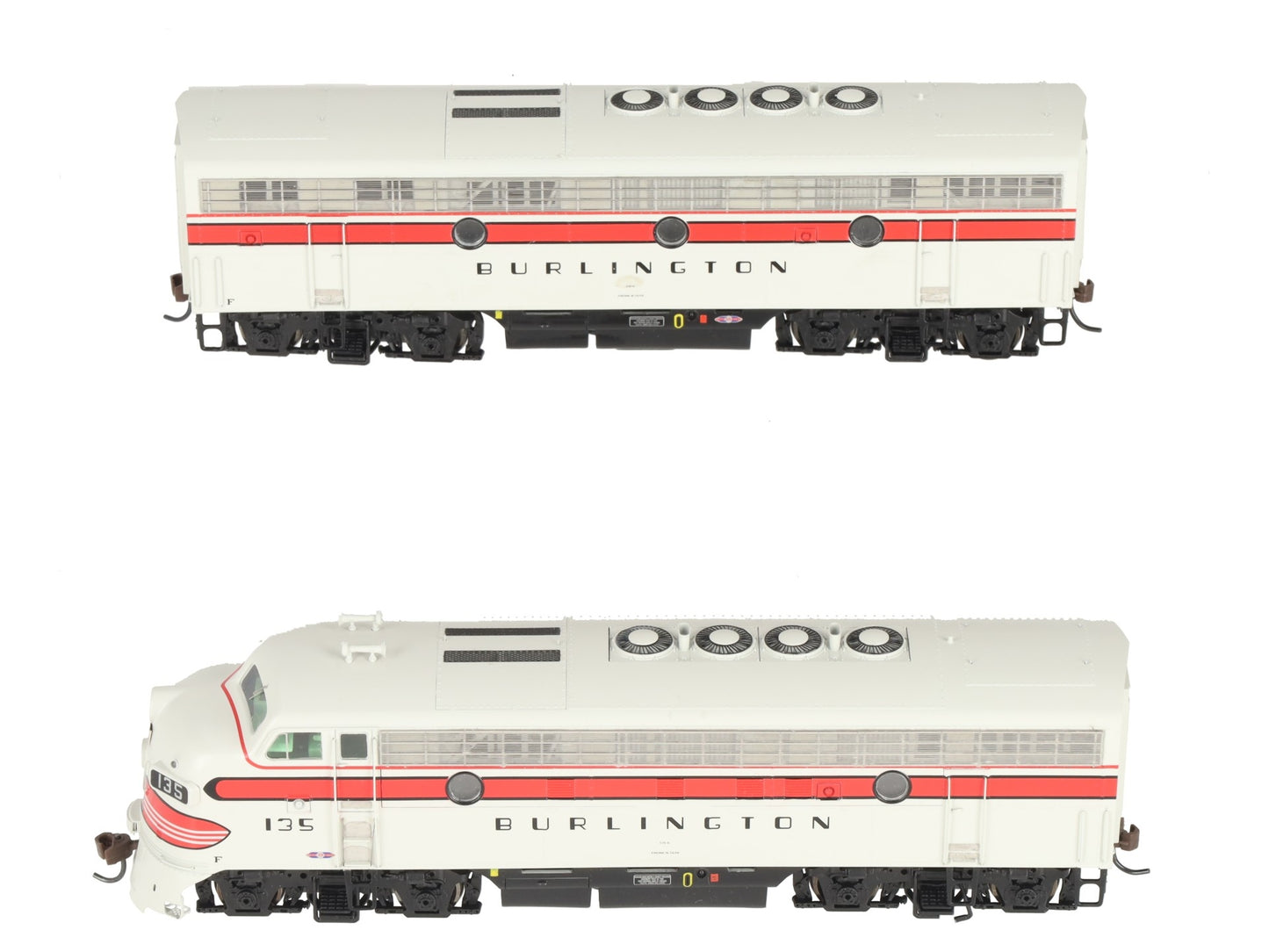 Athearn G2603 HO Scale CB&Q F-3 AB Diesel Locomotive Set LN/Box