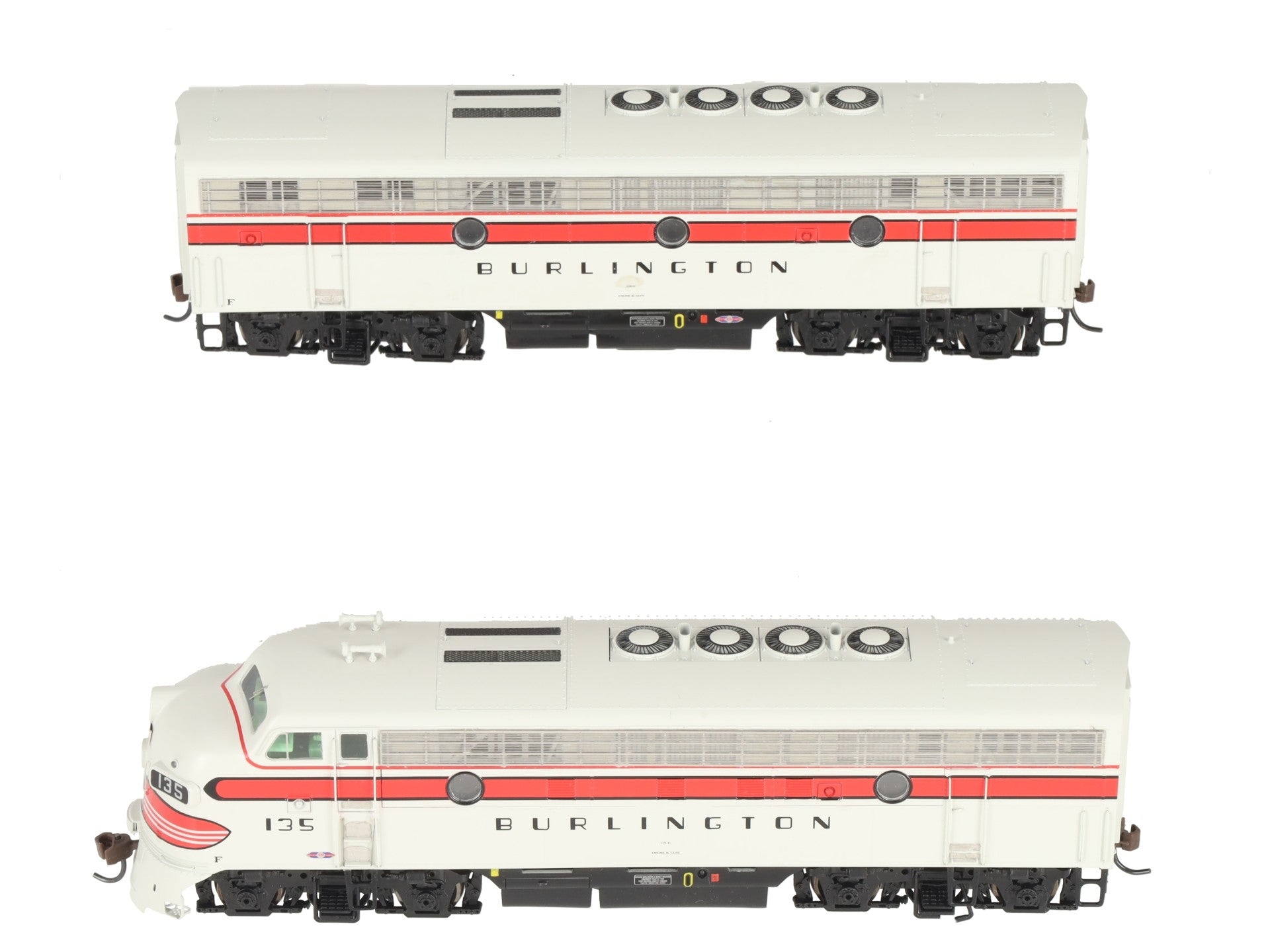 Athearn G2603 HO Scale CB&Q F-3 AB Diesel Locomotive Set LN/Box