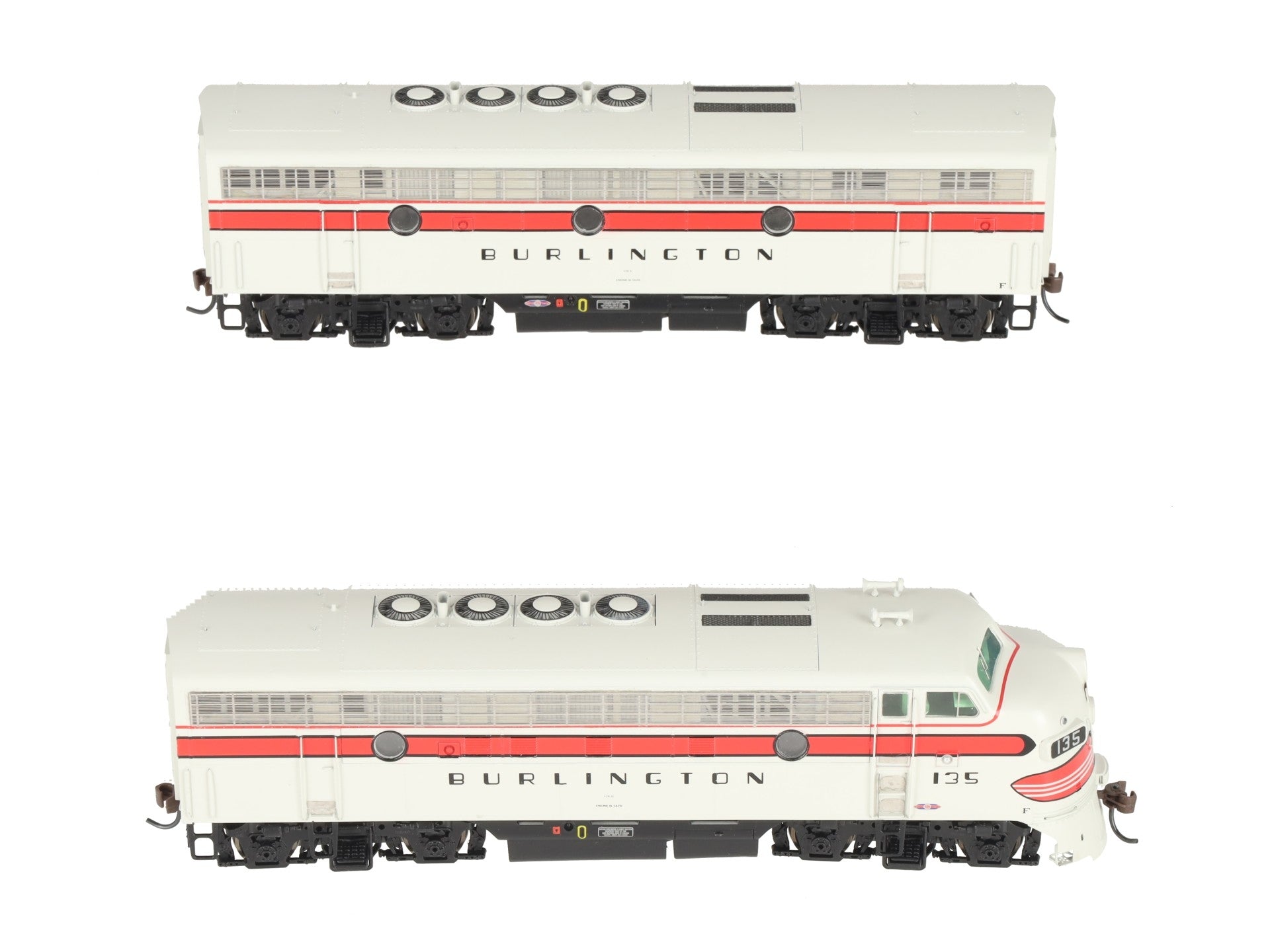 Athearn G2603 HO Scale CB&Q F-3 AB Diesel Locomotive Set LN/Box
