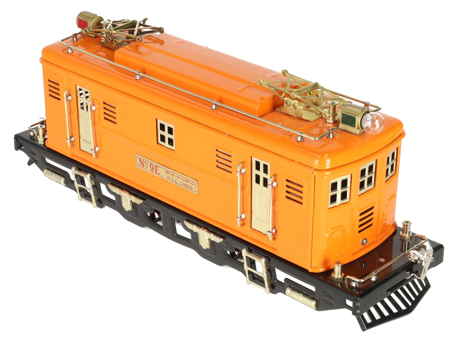 MTH 9E Standard Gauge Orange Electric Engine EX