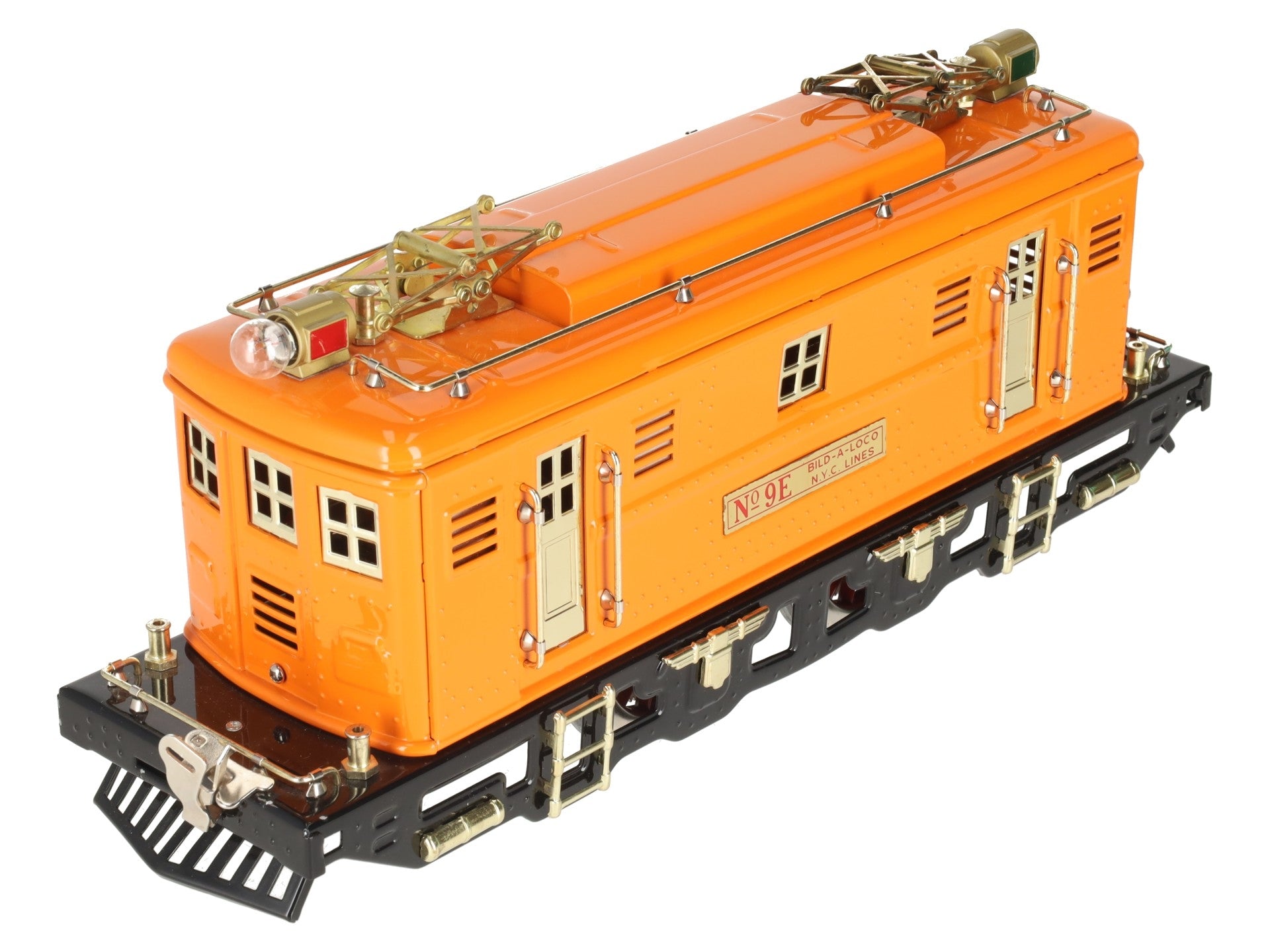 MTH 9E Standard Gauge Orange Electric Engine EX