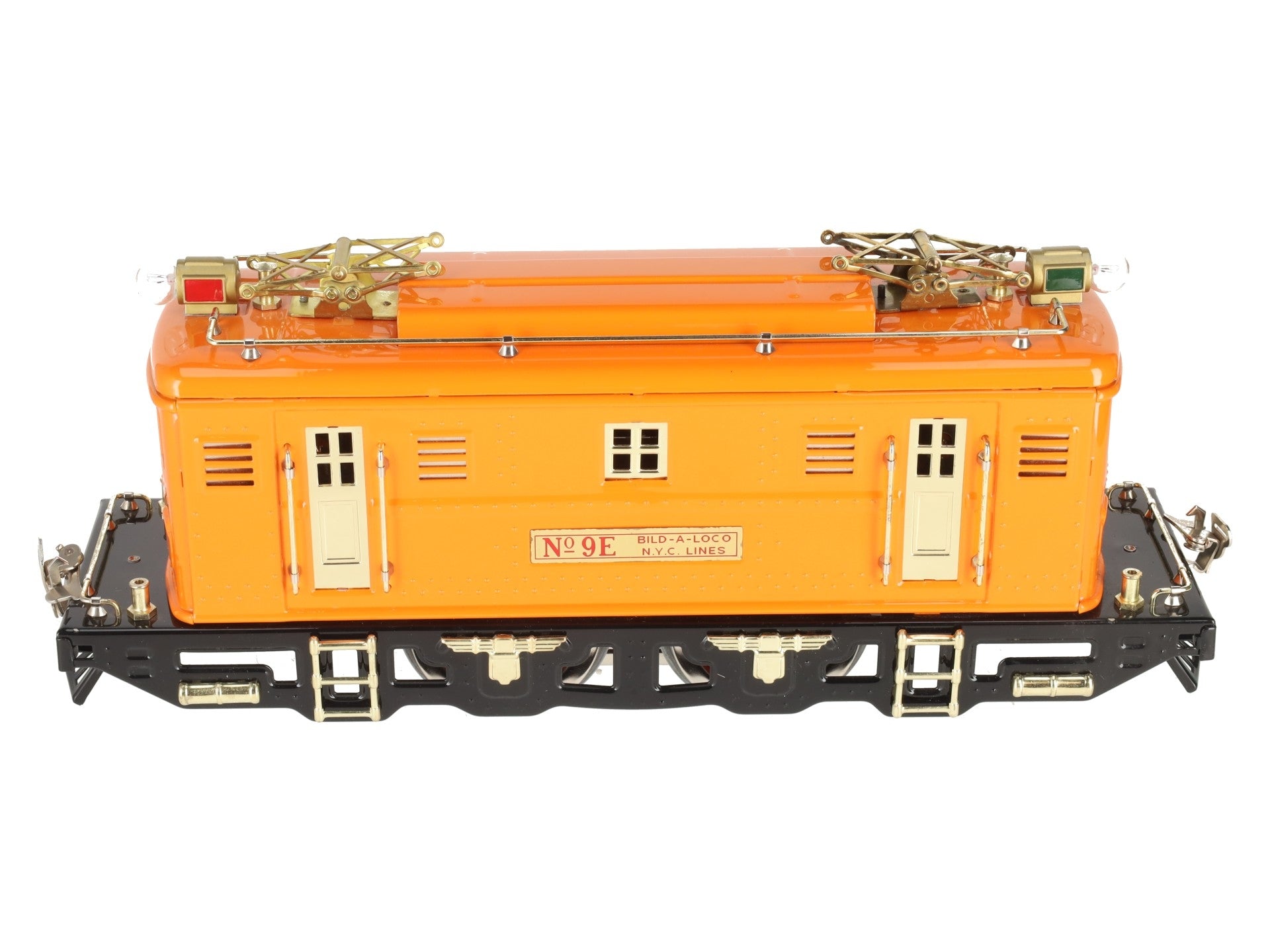 MTH 9E Standard Gauge Orange Electric Engine EX
