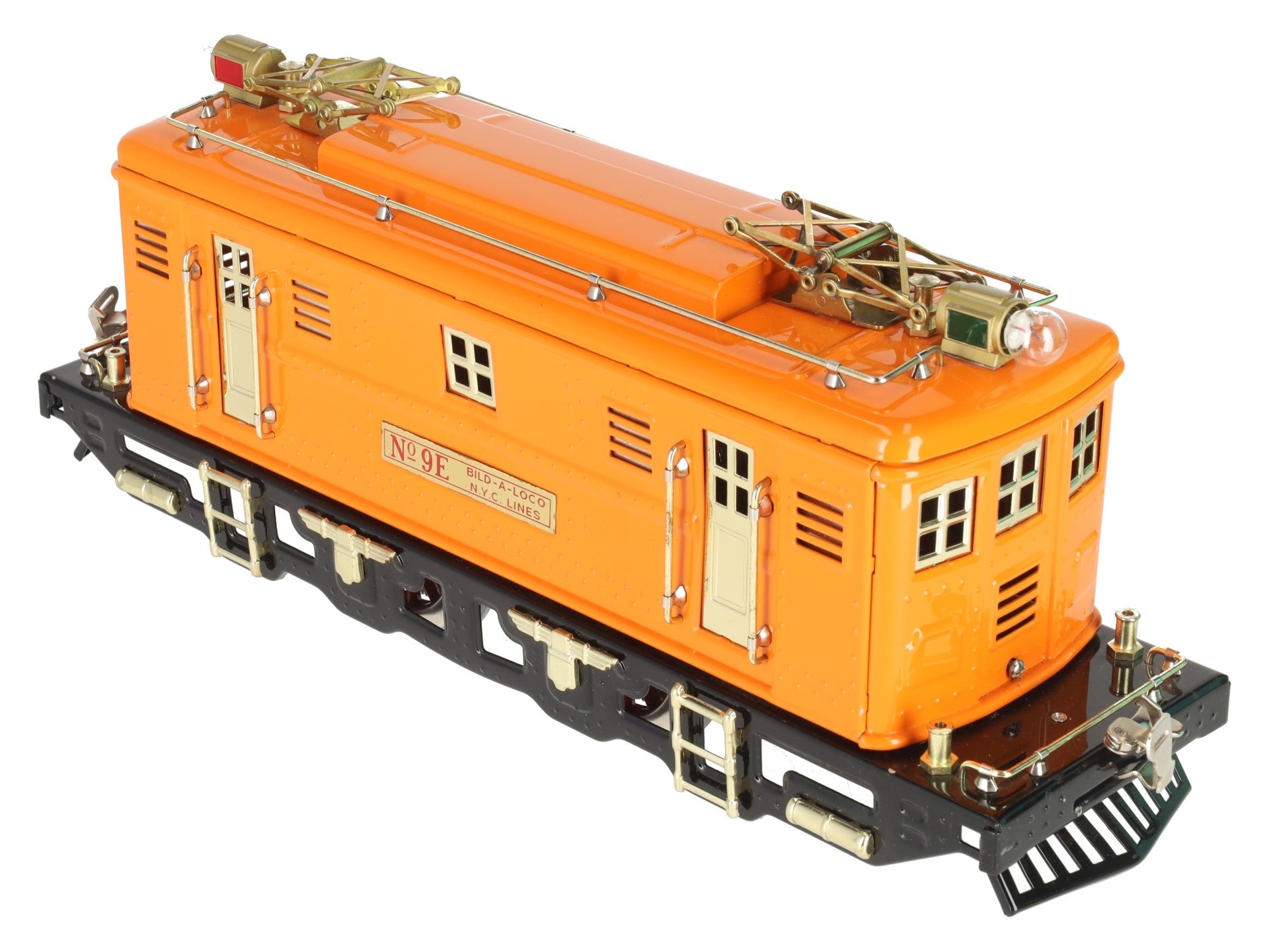 MTH 9E Standard Gauge Orange Electric Engine EX