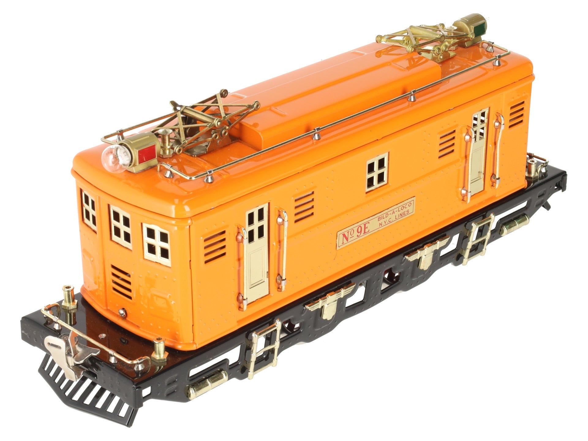 MTH 9E Standard Gauge Orange Electric Engine EX