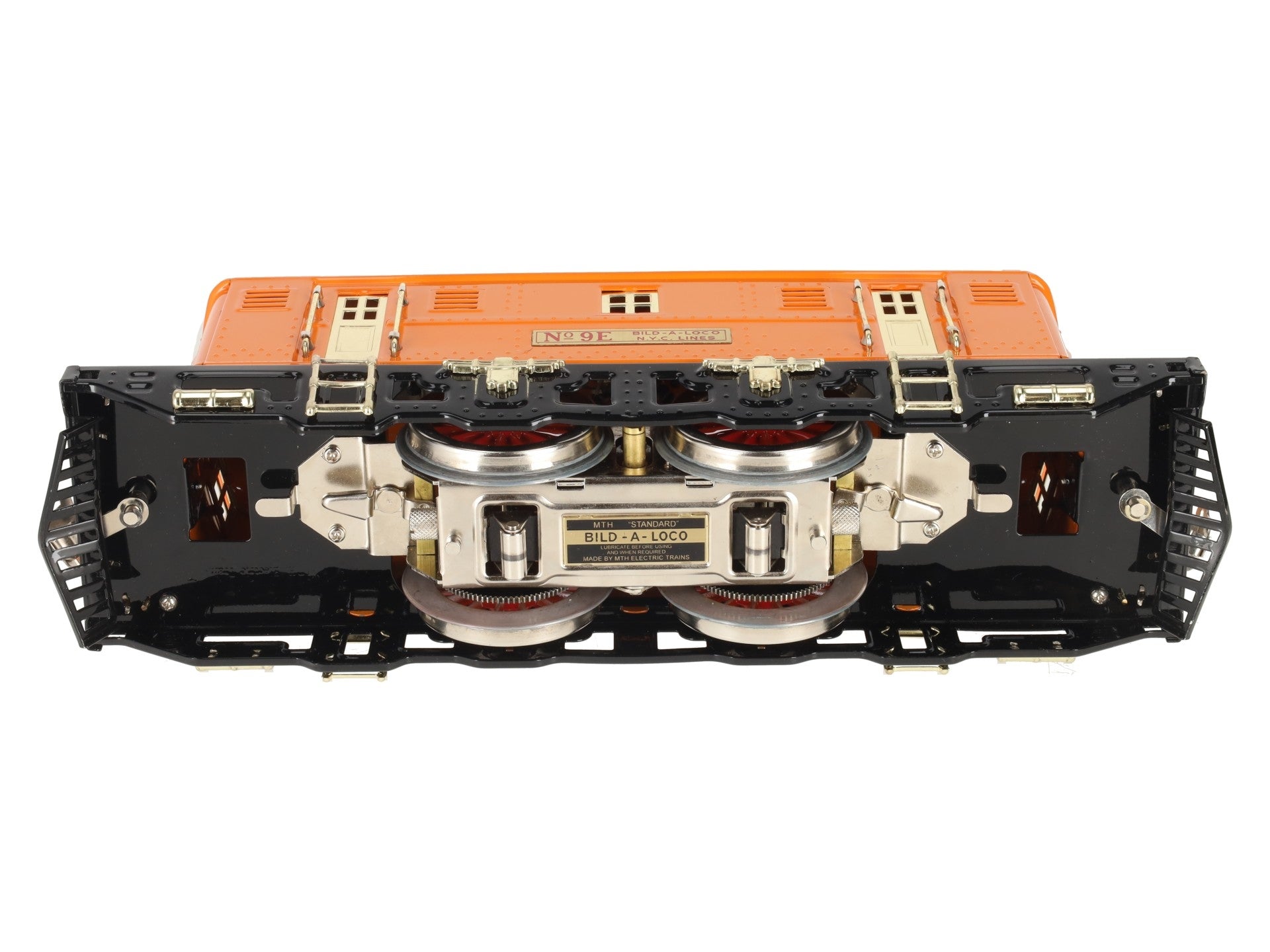 MTH 9E Standard Gauge Orange Electric Engine EX