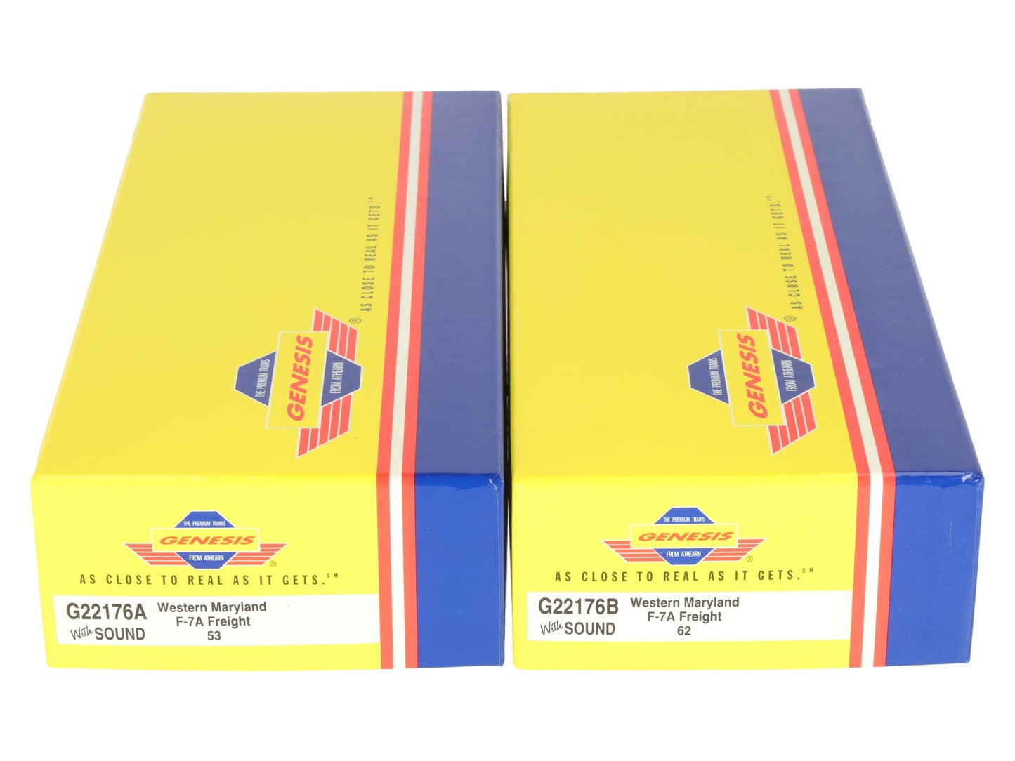 Athearn G22176 HO WM F-7A Freight Diesel Set w/ DCC & Sound LN/Box