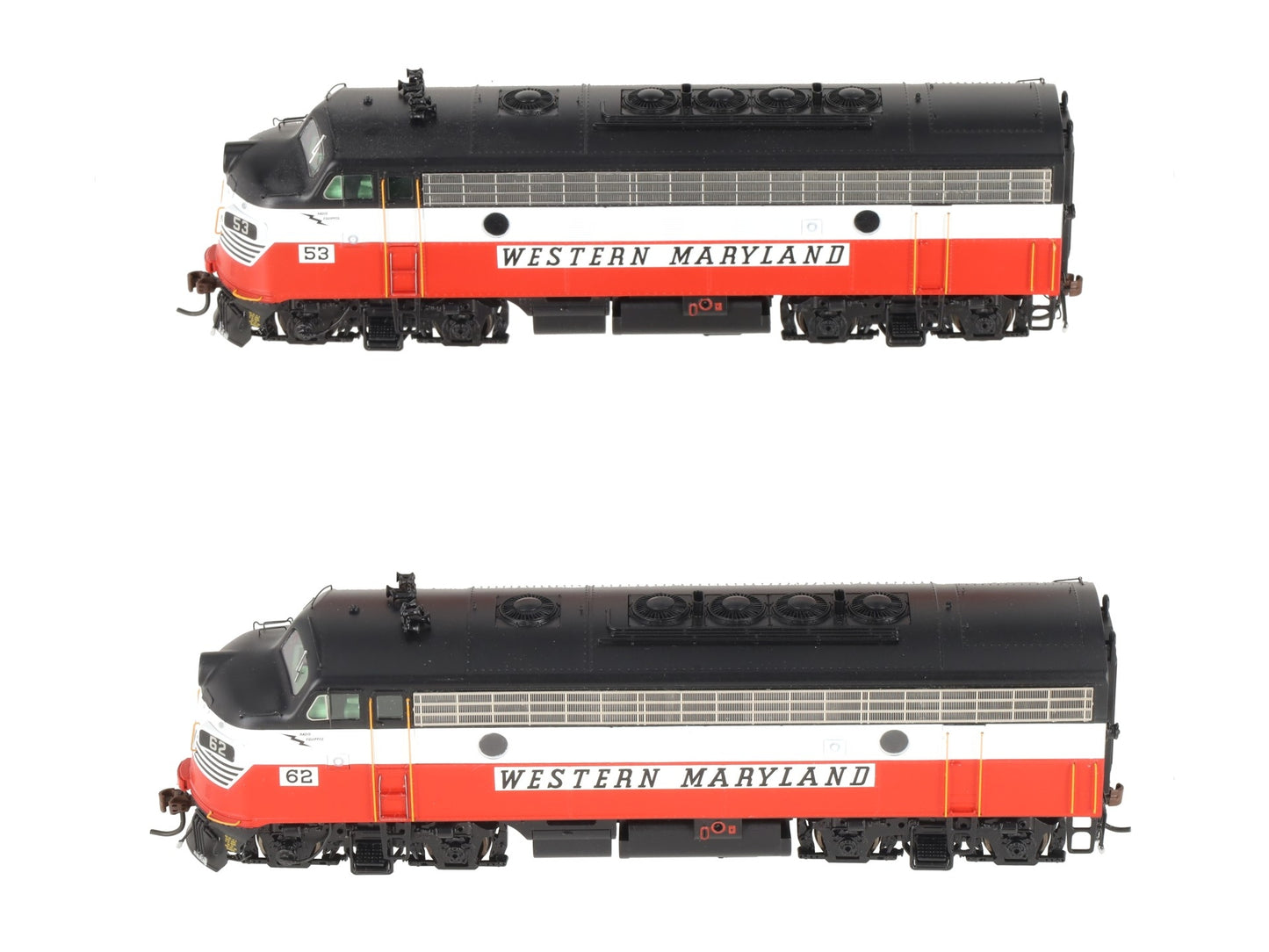 Athearn G22176 HO WM F-7A Freight Diesel Set w/ DCC & Sound LN/Box