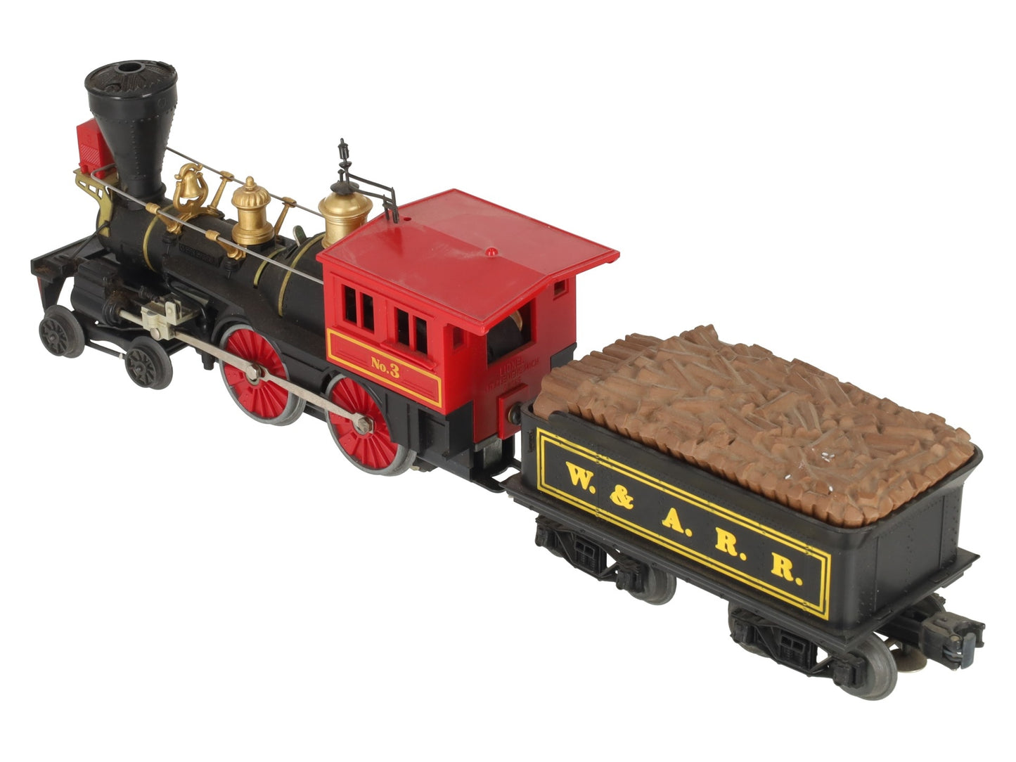 Lionel 6-8701 O Gauge W&ARR General 4-4-0 Steam Locomotive and Tender #3 EX/Box