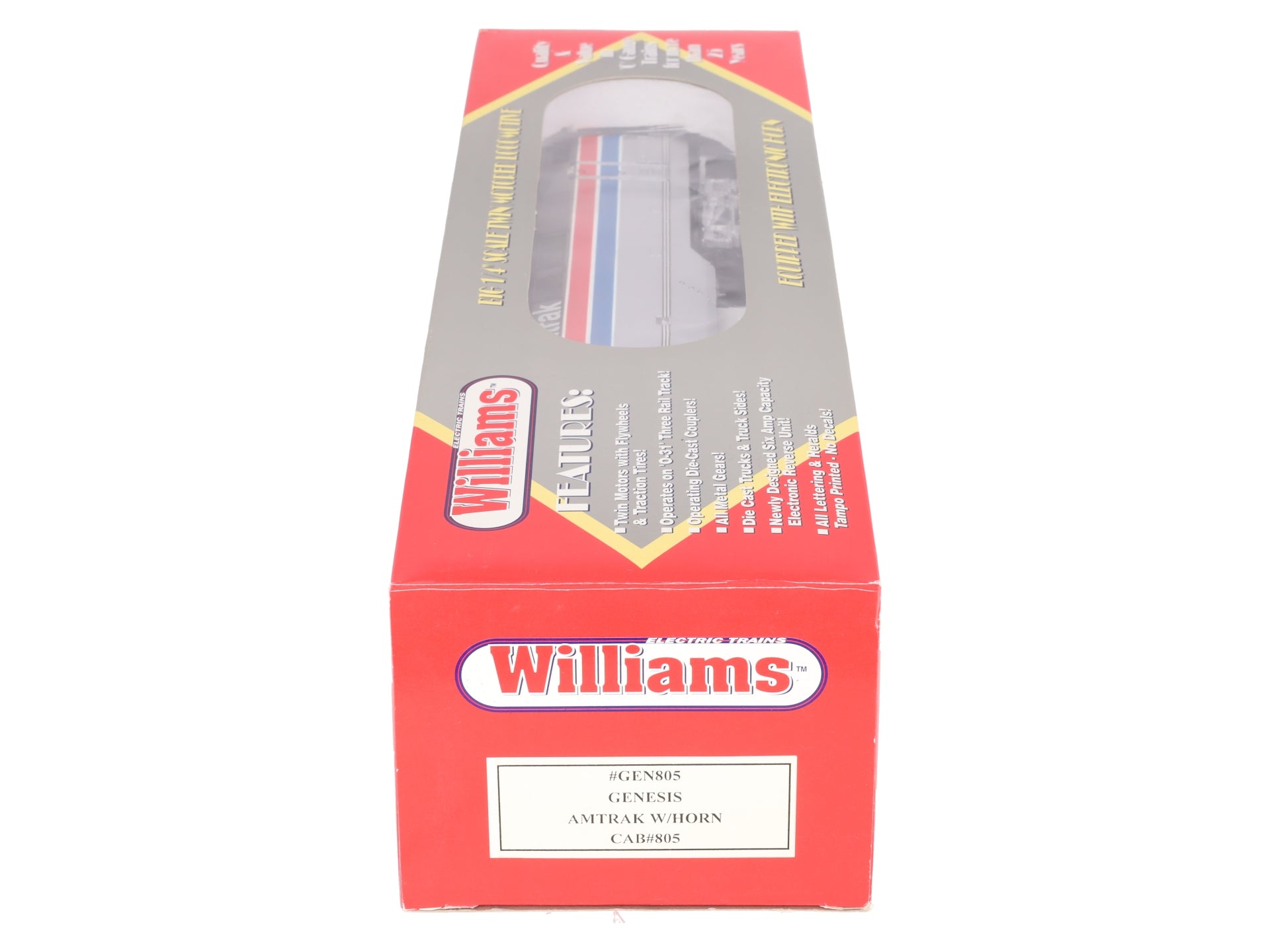Williams GEN805 O Gauge Amtrak Genesis Powered Diesel Engine #805 EX/Box