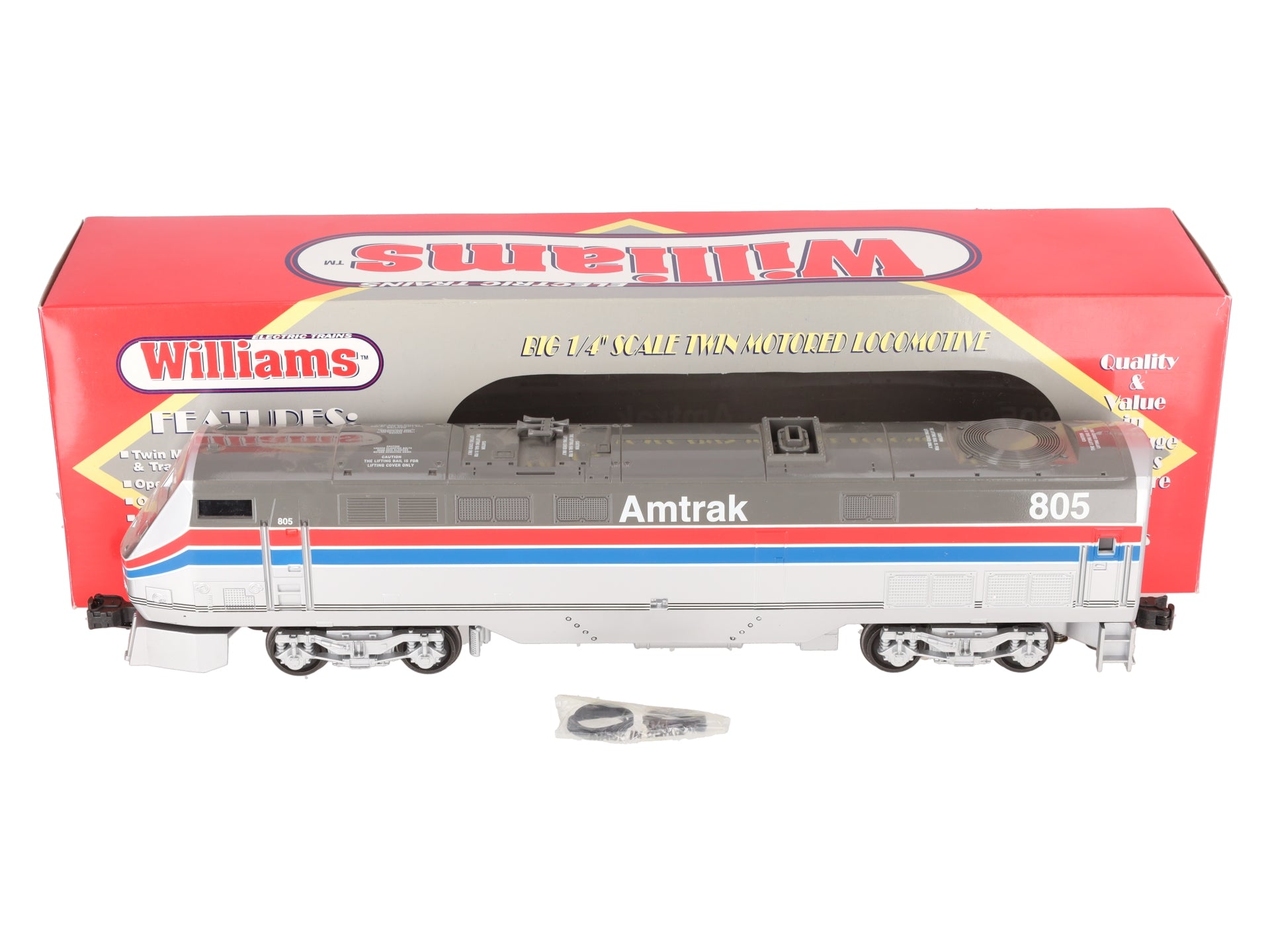 Williams GEN805 O Gauge Amtrak Genesis Powered Diesel Engine #805 EX/Box