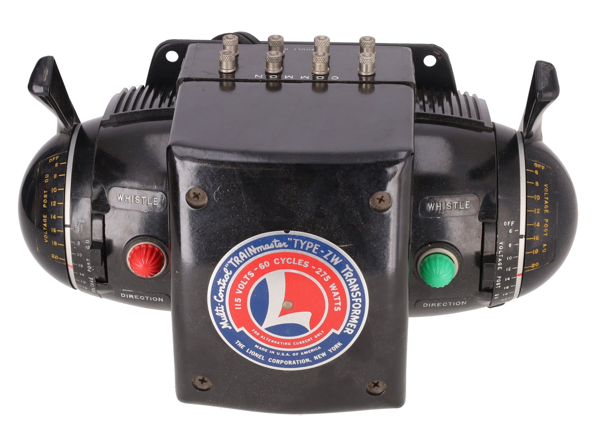 Lionel ZW Vintage O Gauge Trainmaster 275 Watt Transformer with Whistle VG