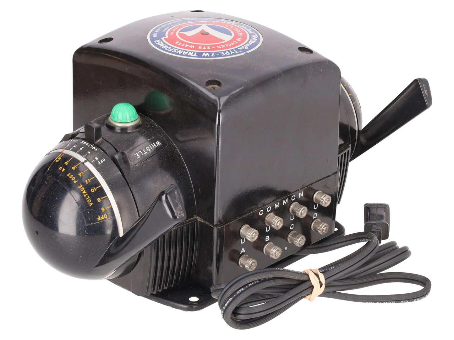Lionel ZW Vintage O Gauge Trainmaster 275 Watt Transformer with Whistle VG