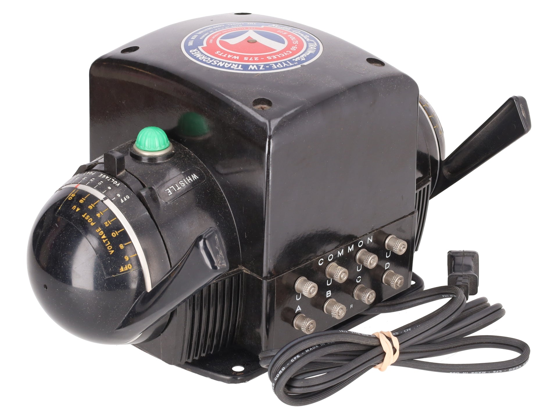 Lionel ZW Vintage O Gauge Trainmaster 275 Watt Transformer with Whistle VG