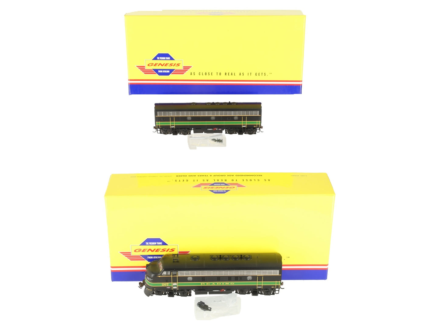 Athearn G1508 HO Scale Reading F-7 A/B Diesel Set #267 LN/Box