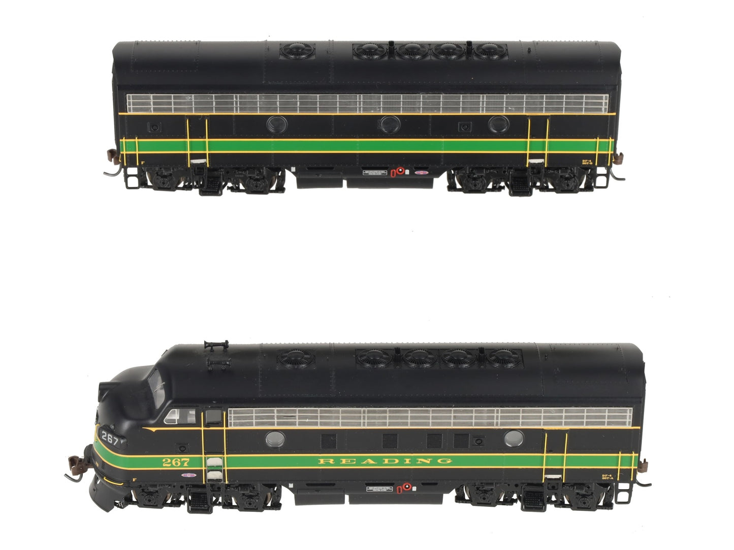 Athearn G1508 HO Scale Reading F-7 A/B Diesel Set #267 LN/Box