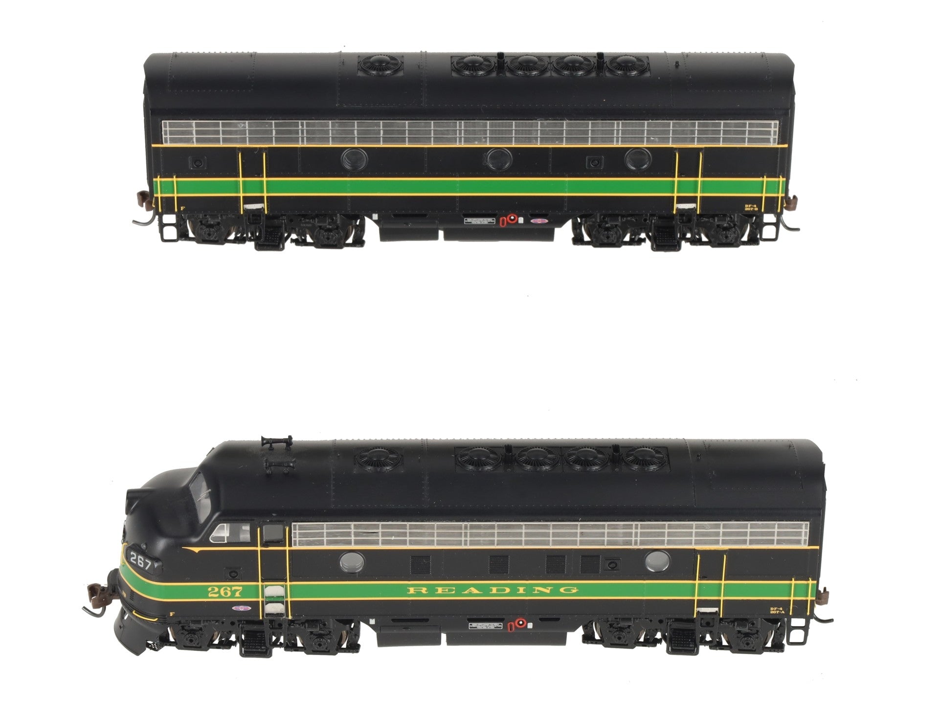 Athearn G1508 HO Scale Reading F-7 A/B Diesel Set #267 LN/Box
