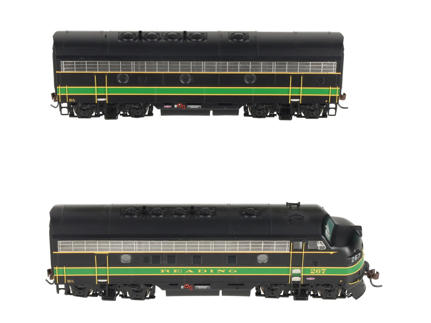 Athearn G1508 HO Scale Reading F-7 A/B Diesel Set #267 LN/Box