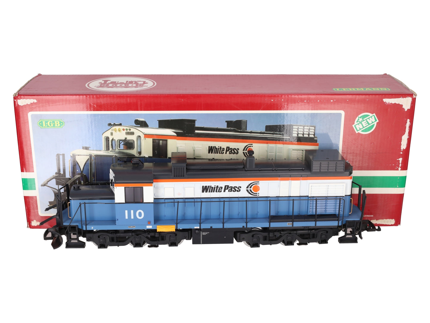 LGB 2055 G Scale White Pass & Yukon Route Diesel Engine #110 EX/Box