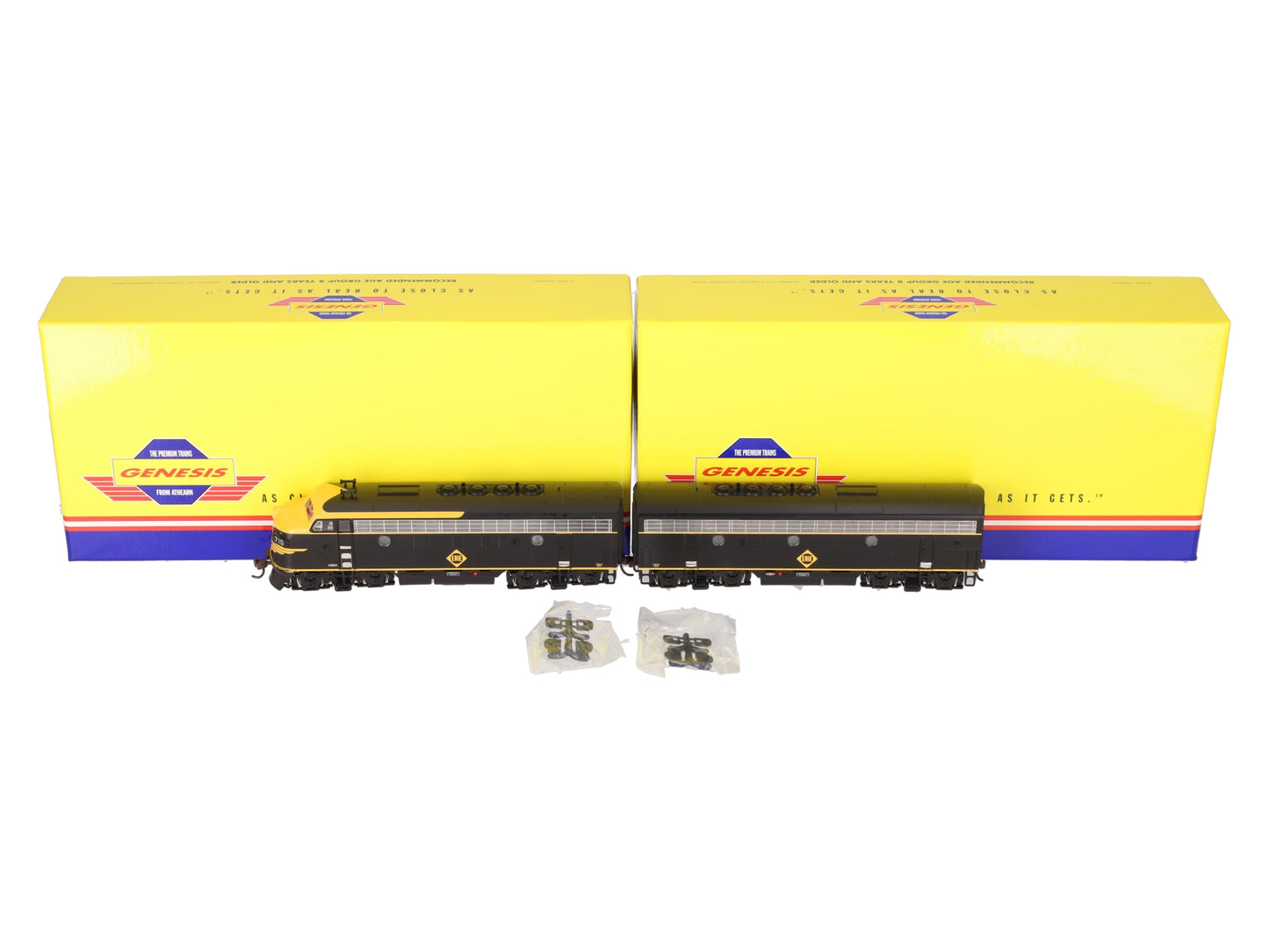 Athearn G2620 HO Scale Erie F-sA/F-3B Diesel Locomotive Set LN/Box