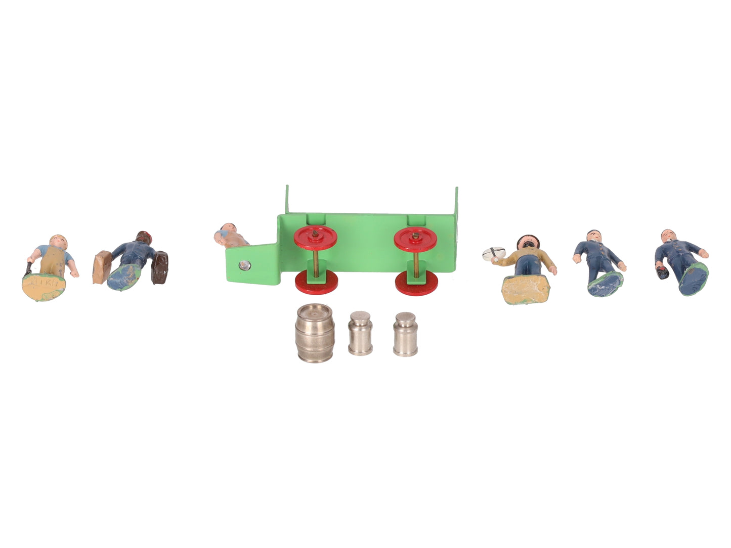American Flyer 578 Vintage S Station Diecast Figures (Set of 6) EX/Box