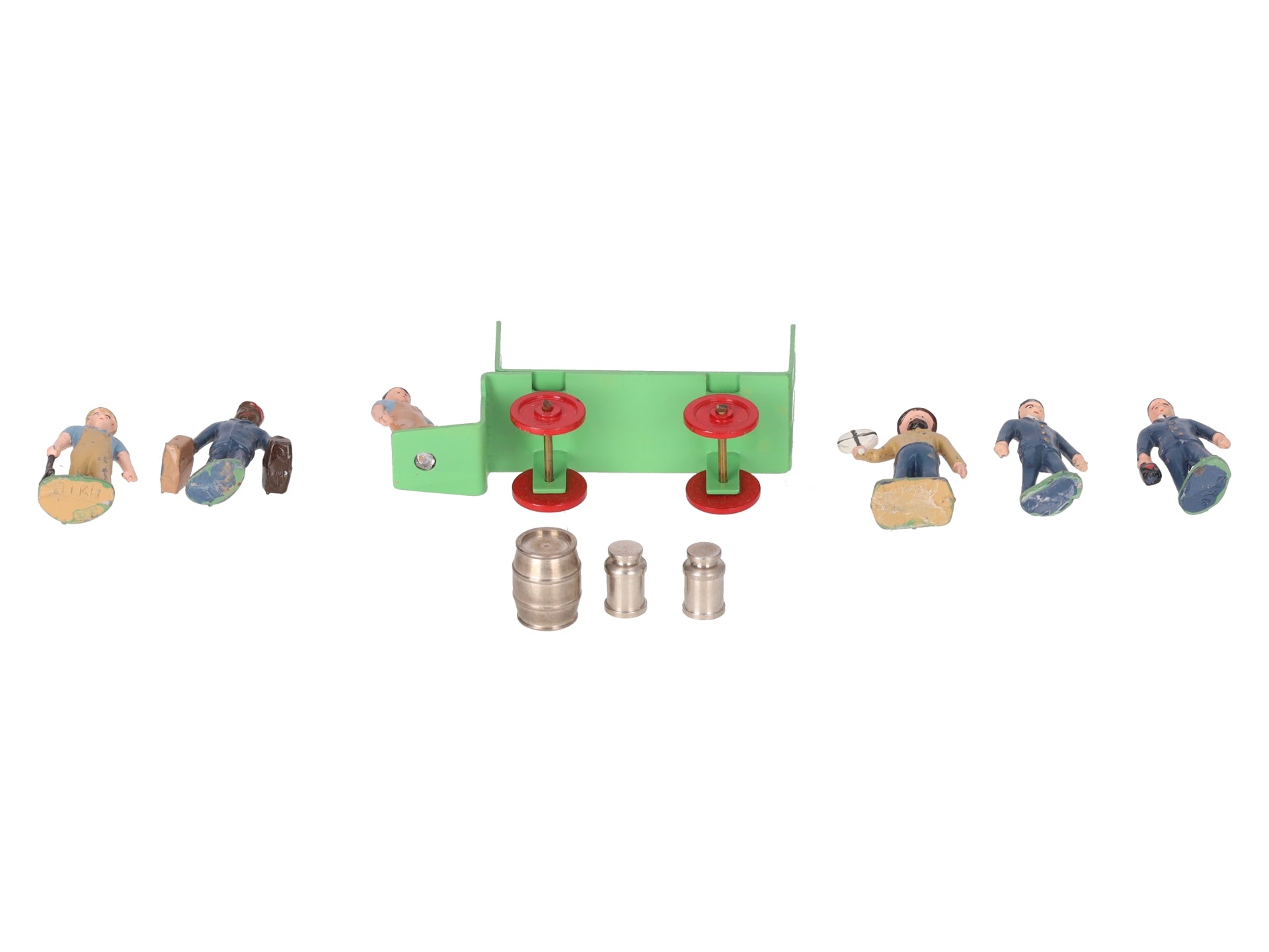 American Flyer 578 Vintage S Station Diecast Figures (Set of 6) EX/Box