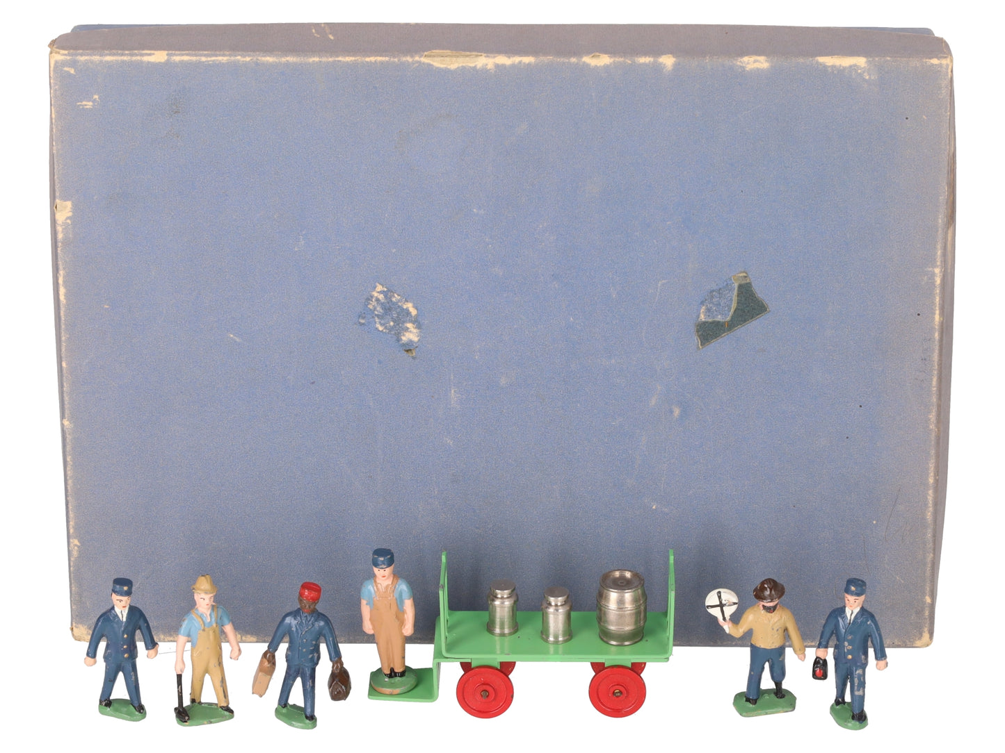 American Flyer 578 Vintage S Station Diecast Figures (Set of 6) EX/Box