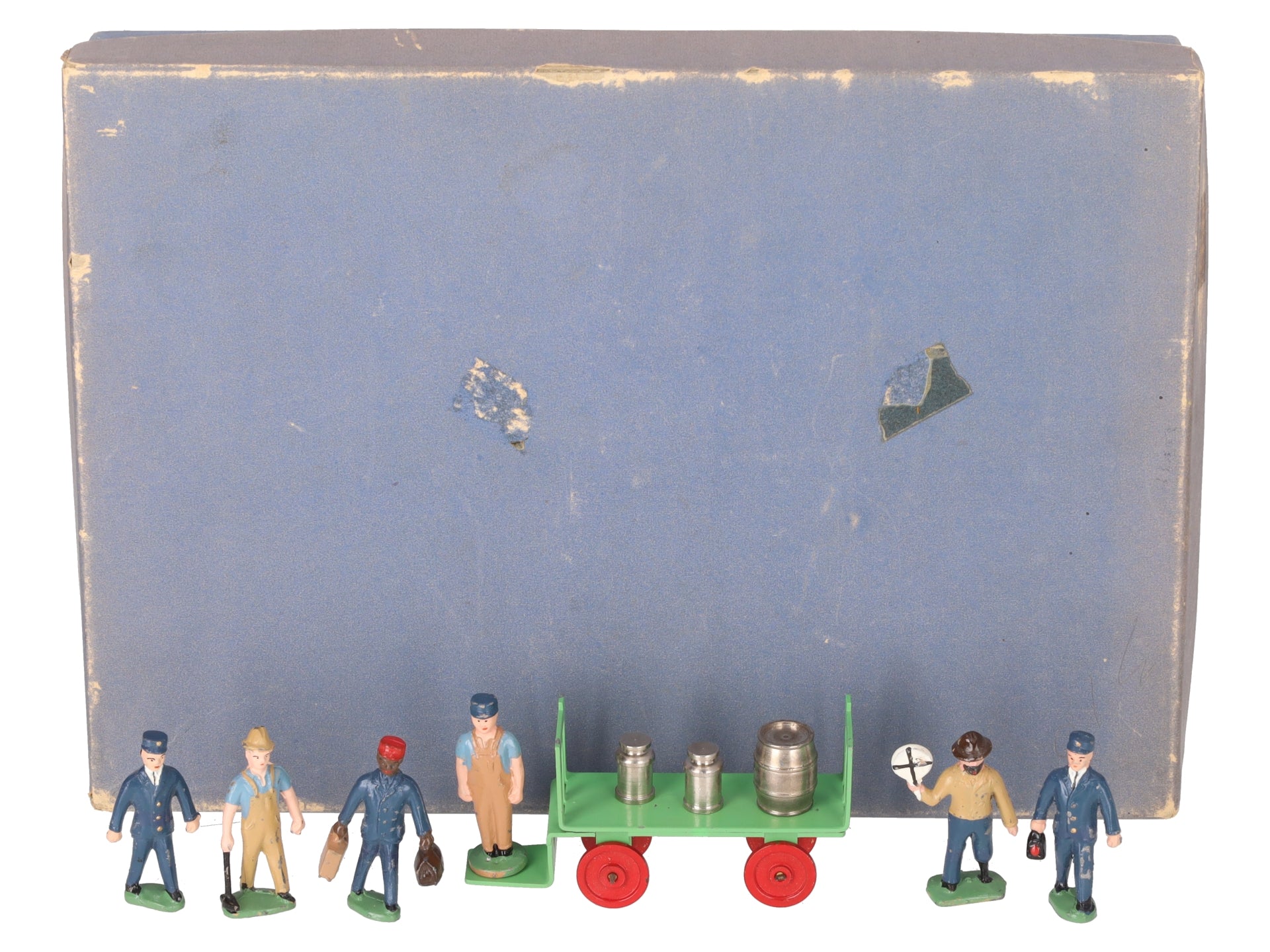 American Flyer 578 Vintage S Station Diecast Figures (Set of 6) EX/Box