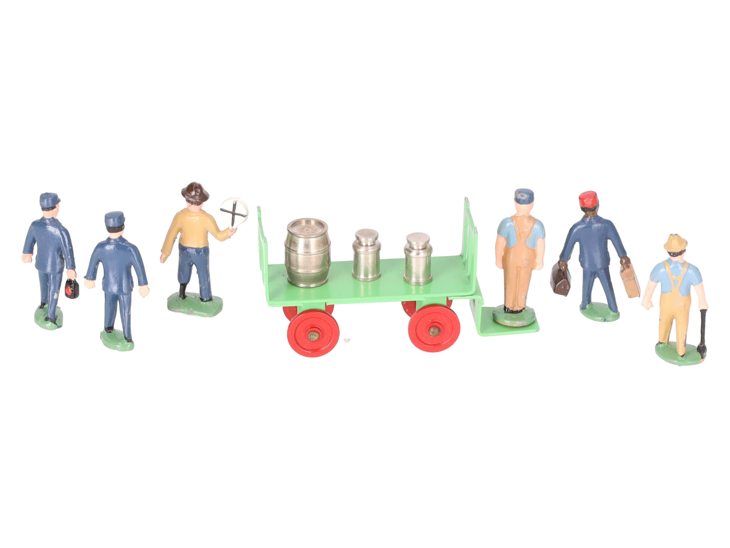 American Flyer 578 Vintage S Station Diecast Figures (Set of 6) EX/Box